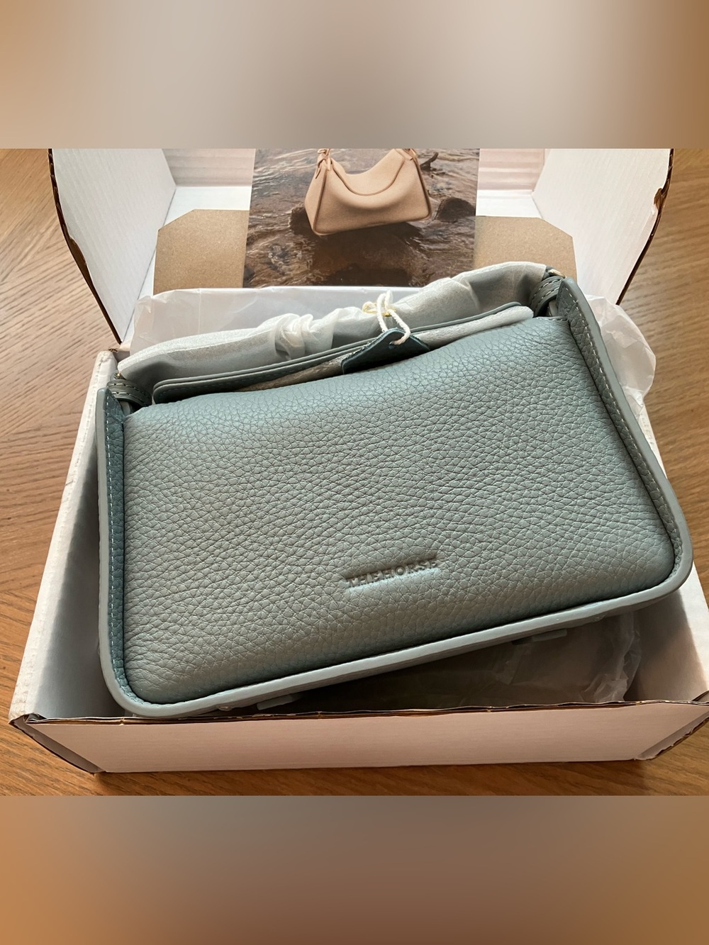 THE HORSE Limited Edition Baby Blue Mini Clementine Bag - Picture 9 of 10